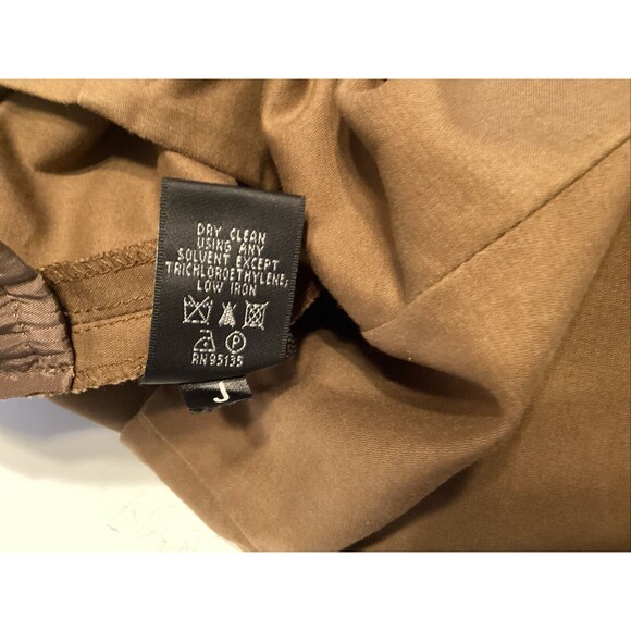 lafayette 148 new york pants 4 brown ankle slit side zipper - Picture 8 of 10